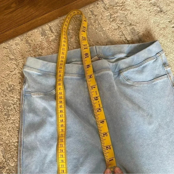 Zara Girl's Blue Jeggings Stretchy Jeans Leggings Soft Elasticated Waist Light - Picture 6 of 10